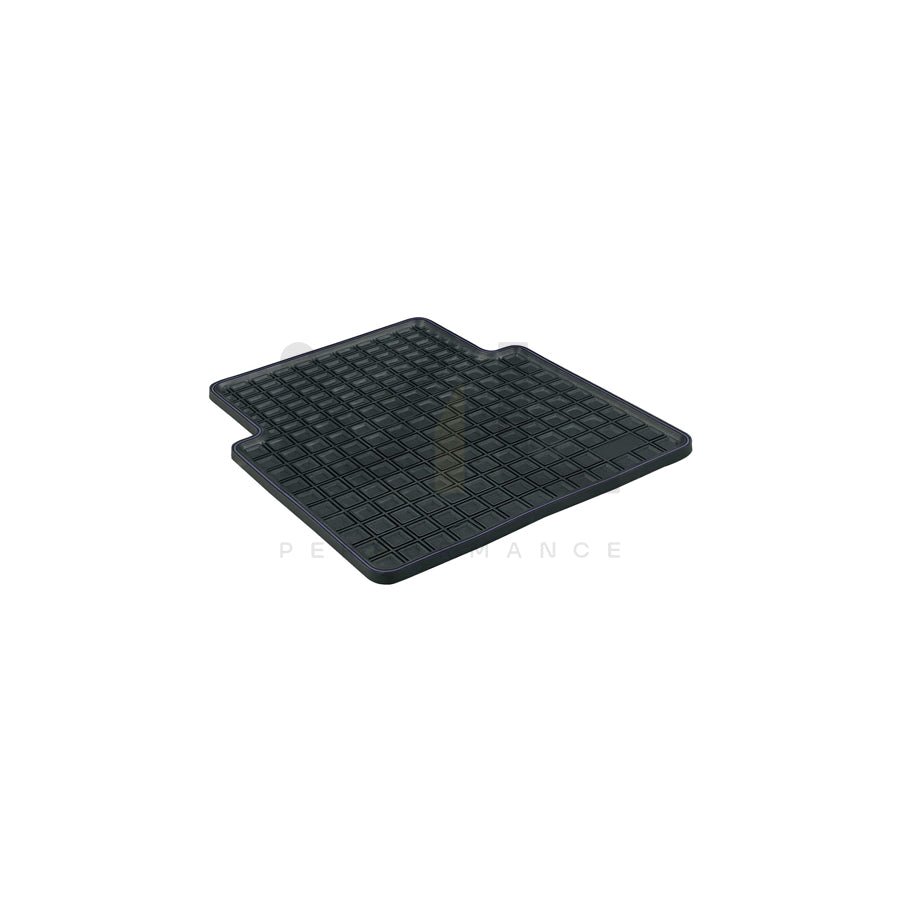 WALSER Tailored, Blueline Premium 14900 Floor mat set Elastomer, Rear, Quantity: 1, Black | ML Performance Car Parts