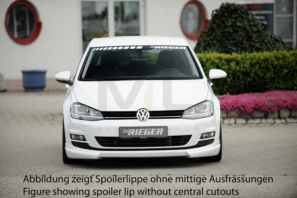 Rieger 00059551 VW Mk7 Golf Front Splitter 3 | ML Performance EU Car Parts