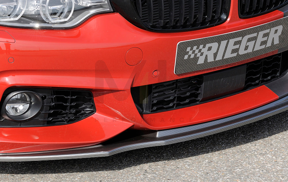 Rieger 00099238 BMW 4 Series F32 F33 F36 Front Splitter 3 | ML Performance EU Car Parts