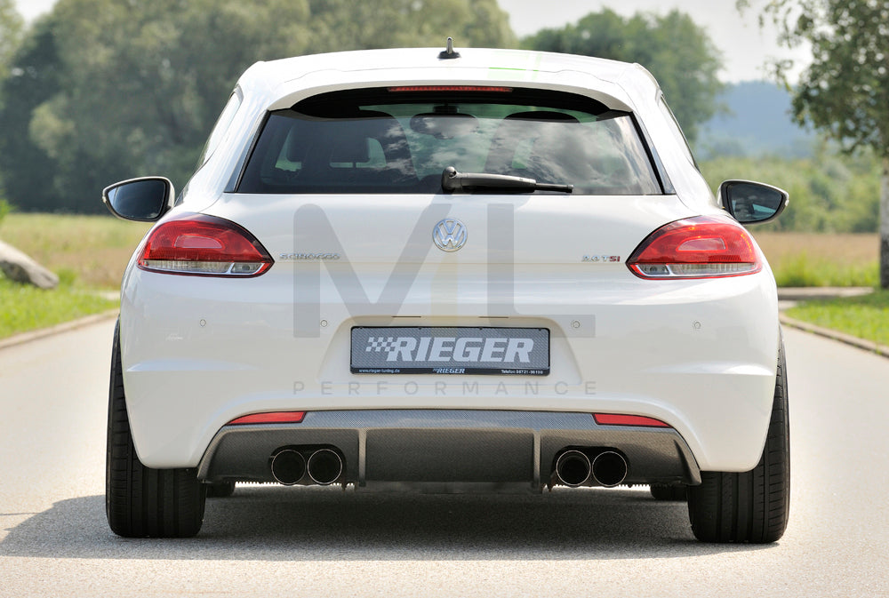 Rieger 00099256 VW 13 Mk3 Scirocco Rear Diffuser 3 | ML Performance EU Car Parts