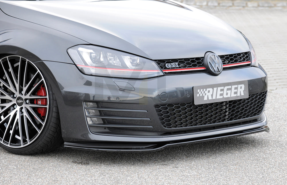 Rieger 00088099 VW Mk7 Golf Front Splitter (GTI & GTD) 6 | ML Performance EU Car Parts