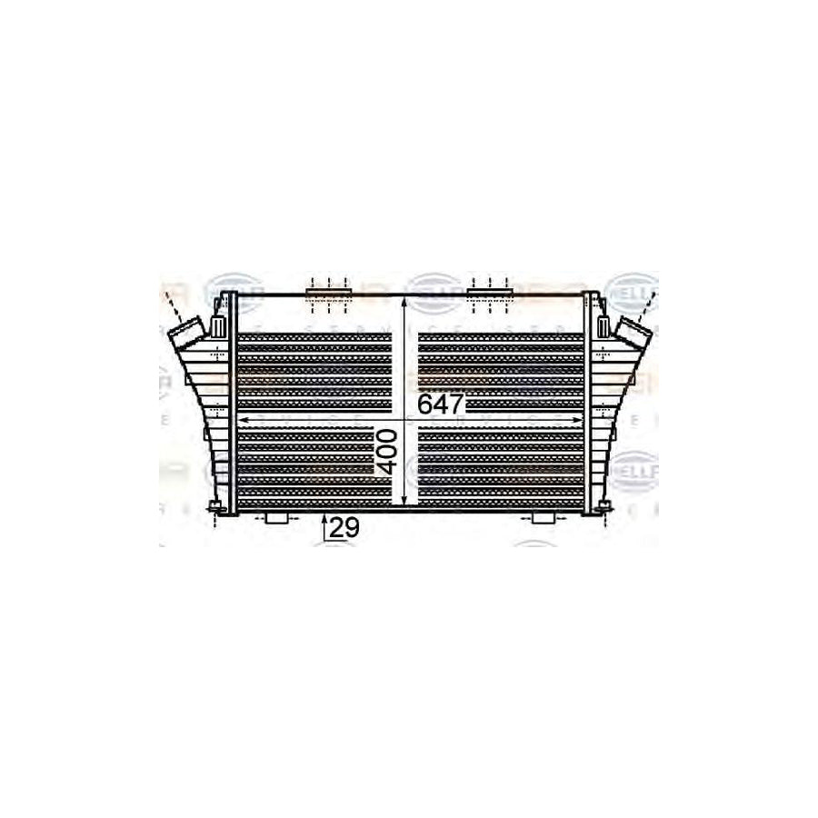 Hella 8ML 376 755-751 Intercooler