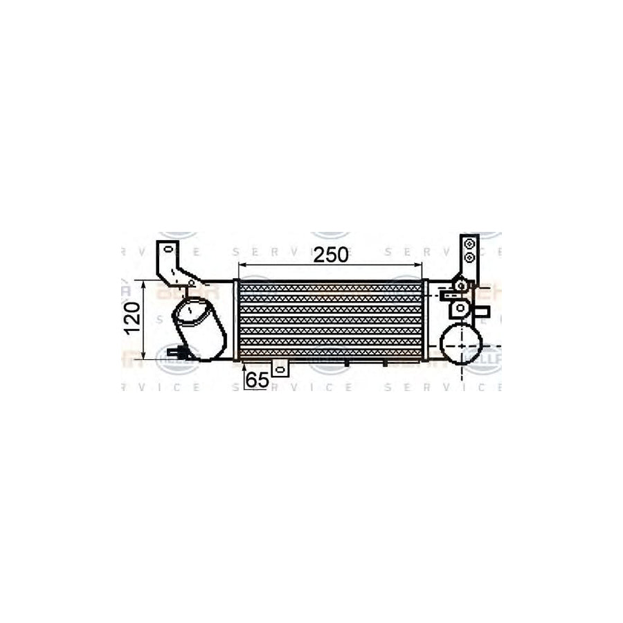 Hella 8ML 376 756-551 Intercooler