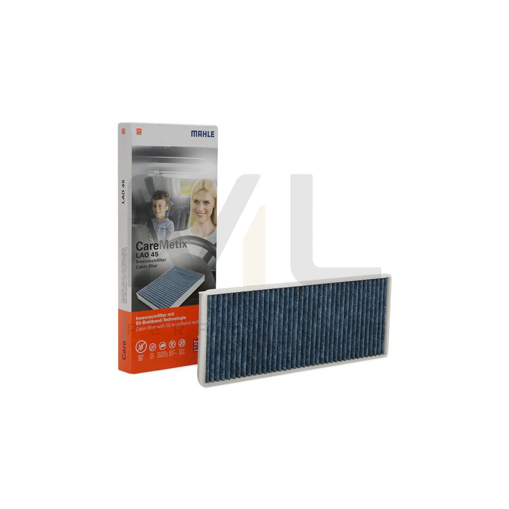 MAHLE ORIGINAL LAO 45 Pollen filter Activated Carbon Filter, with anti-allergic effect, with antibacterial action, CareMetix® | ML Performance Car Parts