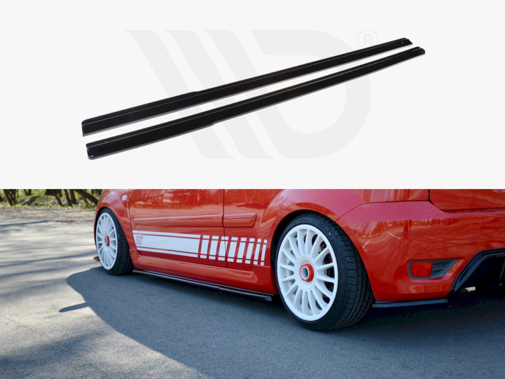 Maxton Design FO-FI-6-ST-SD1T Side Skirts Diffusers Ford Fiesta MK6 ST (2004-2007) | ML Performance UK Car Parts