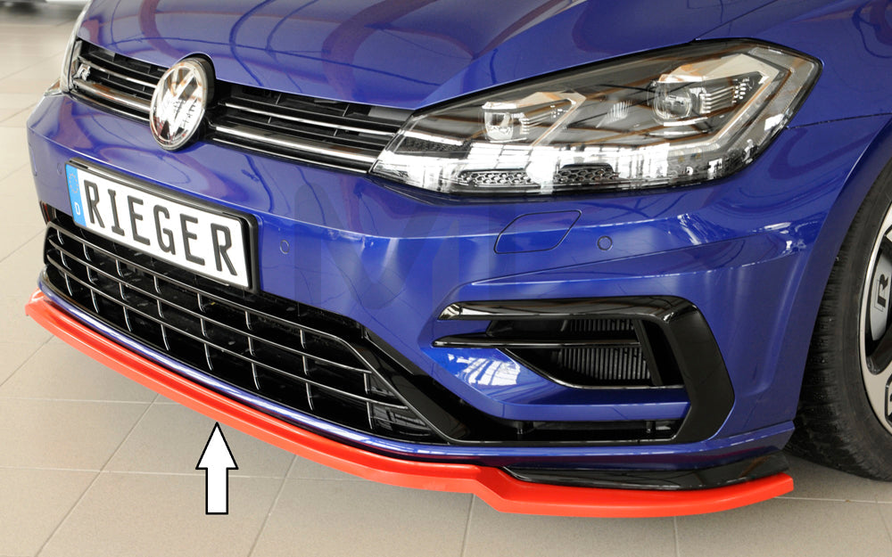 Rieger 00059581 VW Mk7 Mk7-Line Golf R Front Splitter 2 | ML Performance EU Car Parts