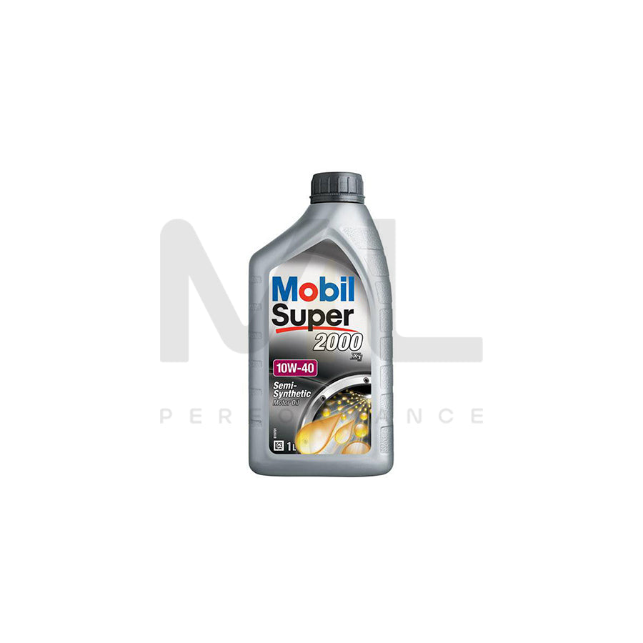 Mobil Super 2000 X1 Engine Oil - 10W-40 - 1ltr Engine Oil ML Performance UK ML Car Parts