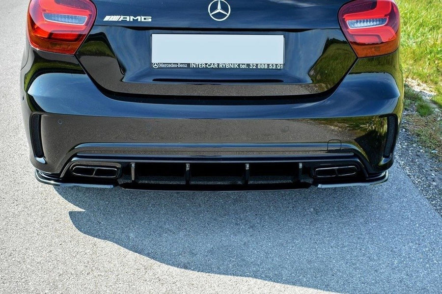 Maxton Design Mercedes Benz A45 AMG W176 (Facelift) Rear Side Splitters