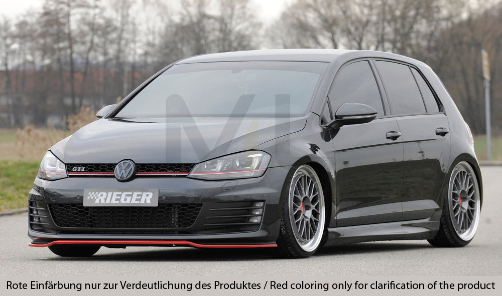 Rieger 00059570 VW Mk7 Golf Front Splitter (GTI & GTD) 7 | ML Performance EU Car Parts