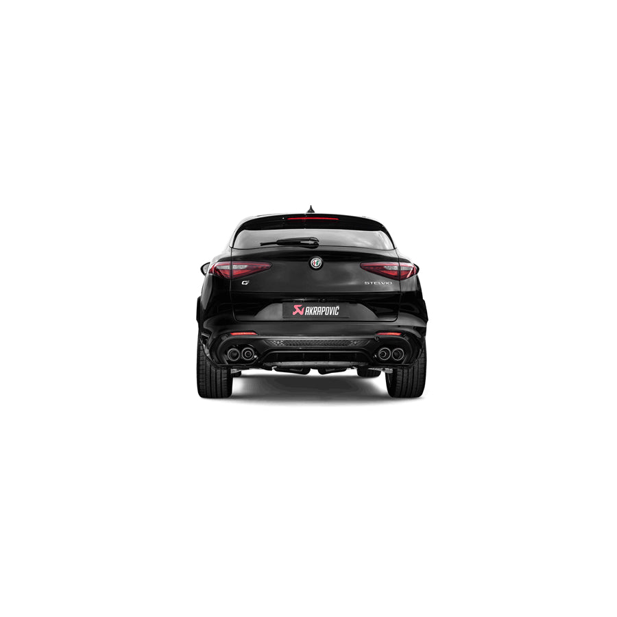 Akrapovic S-AR/TI/6H Alfa Romeo Stelvio Quadrifoglio Slip-On Line (Titanium) | ML Performance EU Car Parts