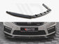 Maxton Design SK-OC-3F-RS-FD2T Front Splitter V.2 Skoda Octavia Rs MK3 Facelift (2016-2019) | ML Performance UK Car Parts