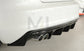 Rieger 00088100 Audi 8V A3 Rear Diffuser 3 | ML Performance EU Car Parts