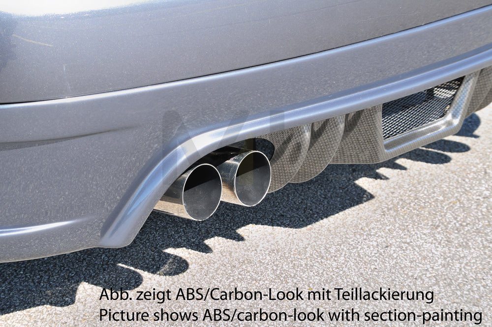 Rieger 00059211 VW 1T Touran Rear Diffuser - Carbon-Look 3 | ML Performance EU Car Parts