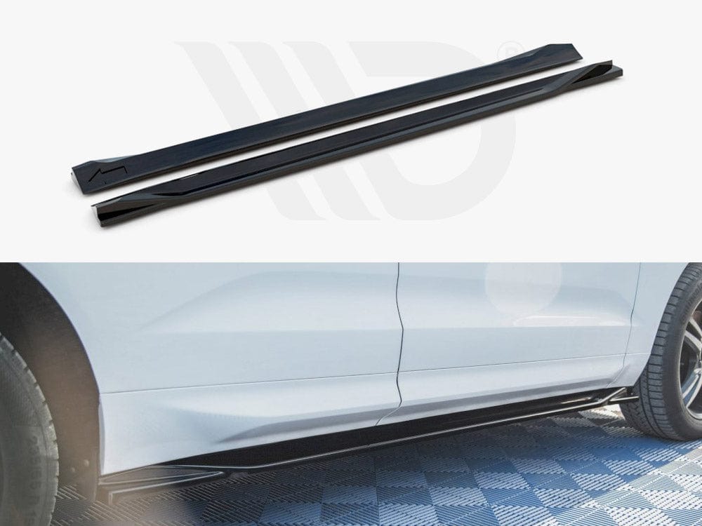 Maxton Design VO-XC60-2-RDESIGN-SD1T Side Skirts Diffusers Volvo Xc60 MK2 R-design | ML Performance UK Car Parts