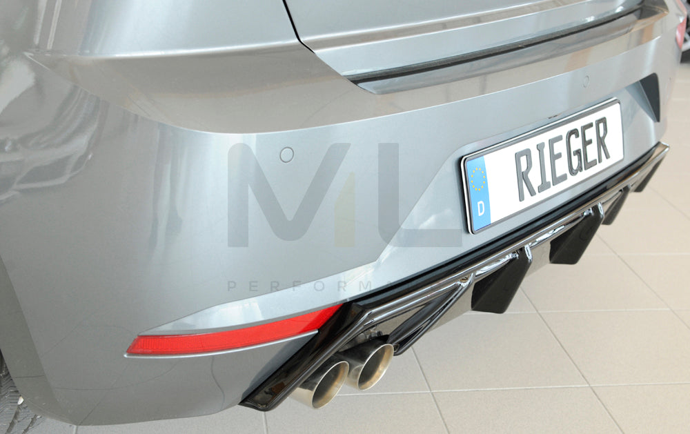 Rieger 00088168 SEAT KJ Rear Diffuser (Ibiza FR & Ibiza) 3 | ML Performance EU Car Parts