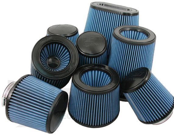 INJEN FILTER WITH 76MM FLANGE DIAMETER 153MM BASE / 127MM TALL / 127MM TOP - x1014BB