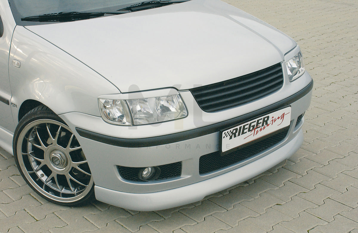 Rieger 00047040 VW 6N Polo Mk4 Front Splitter 2 | ML Performance EU Car Parts