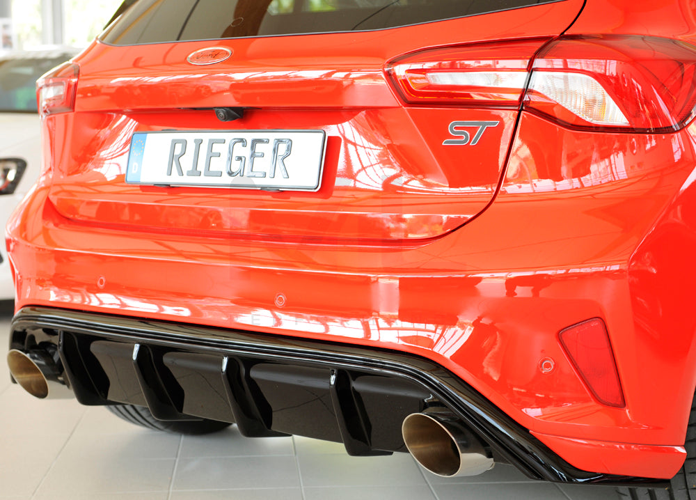 Rieger 00088216 Ford DEH Focus 4 Rear Diffuser (Inc. Focus 4 ST) 3 | ML Performance EU Car Parts