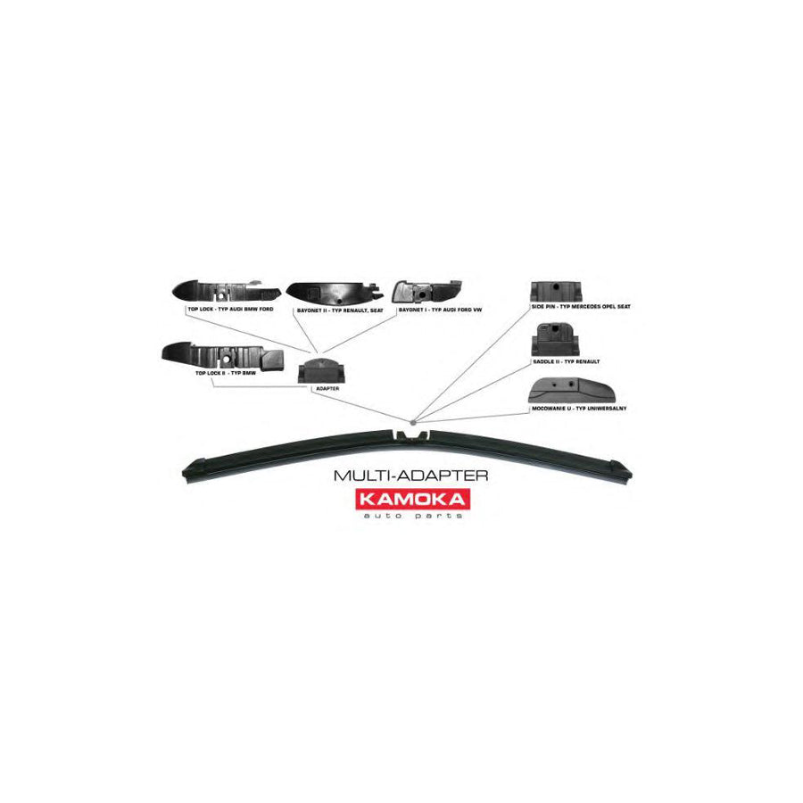 Kamoka Flat 27550 Wiper Blade | ML Performance EU Car Parts