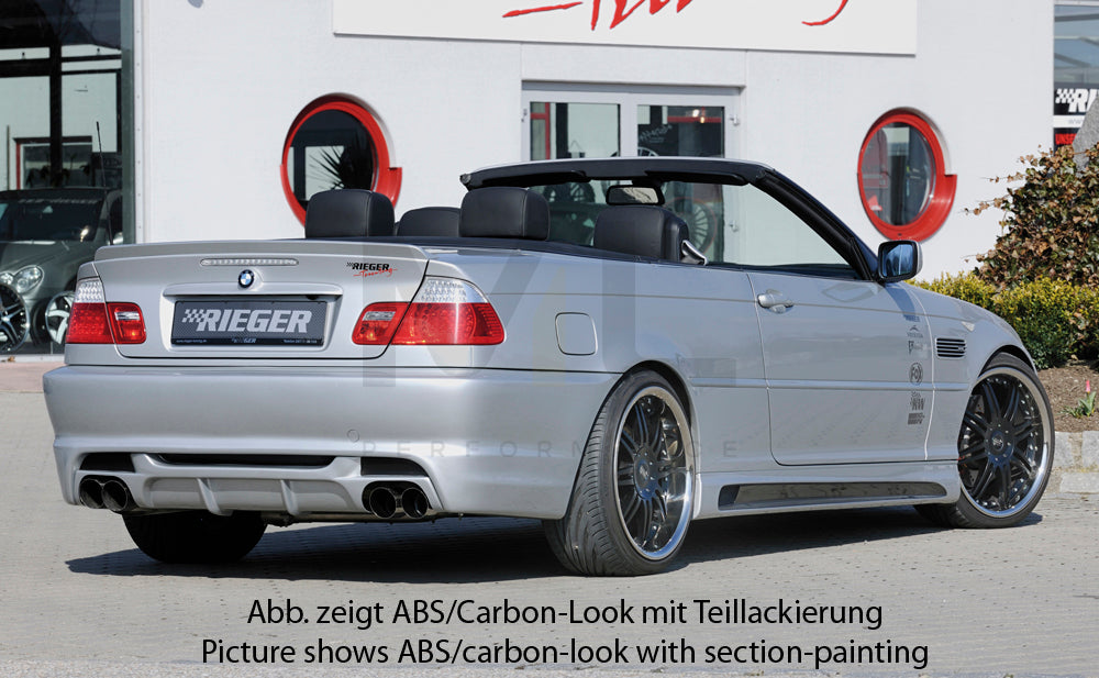 Rieger 00050246 BMW 3 Series E46 Side Skirt (Inc. M3) 4 | ML Performance EU Car Parts