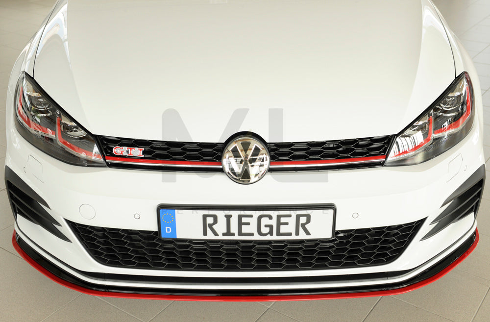 Rieger 00059515 VW Mk7 Golf GTI-TCR Front Splitter 5 | ML Performance EU Car Parts