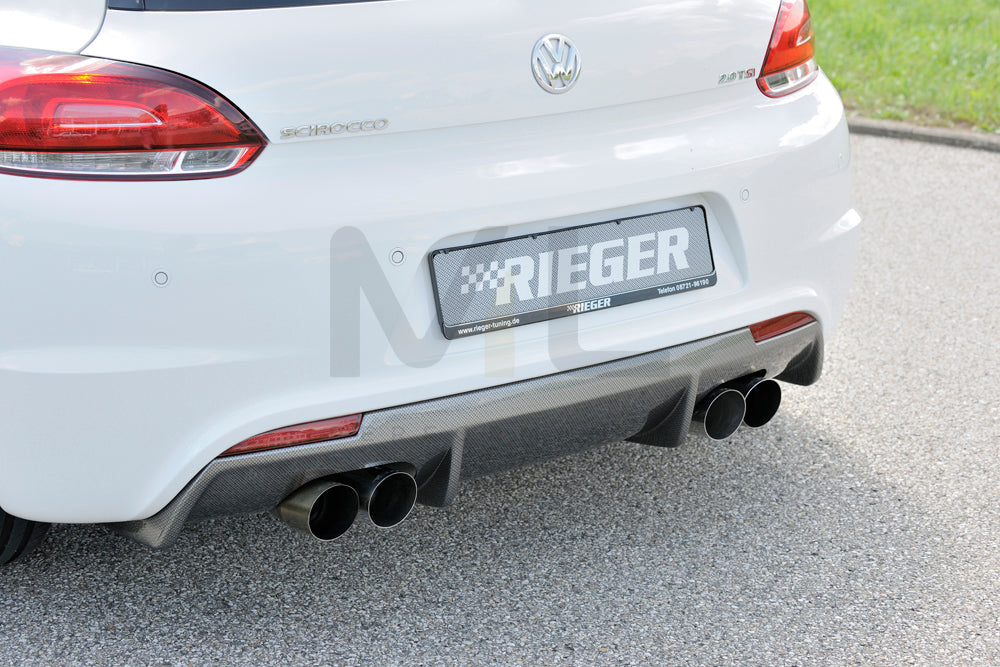 Rieger 00099256 VW 13 Mk3 Scirocco Rear Diffuser 1 | ML Performance EU Car Parts