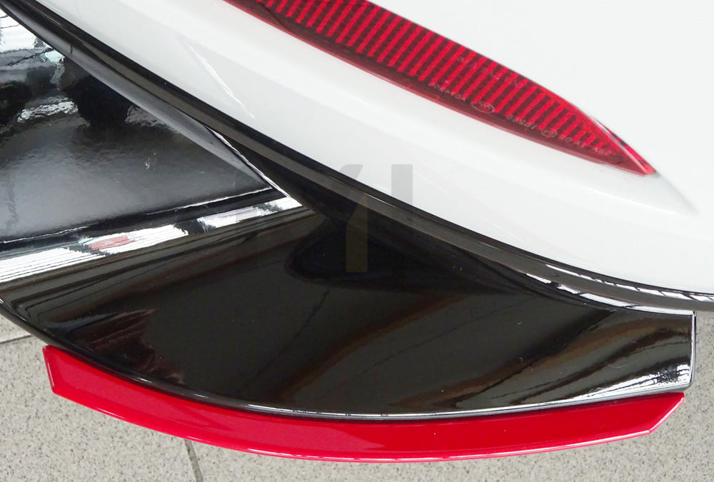 Rieger 00059519 VW Mk7 Golf GTI-TCR Rear Side Splitter 4 | ML Performance EU Car Parts