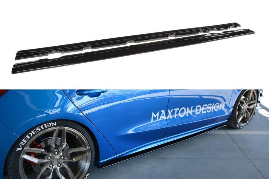 Maxton Design FO-FO-4-STLINE-SD1T Side Skirts Diffusers Ford Focus ST / ST-Line MK4 | ML Performance UK Car Parts