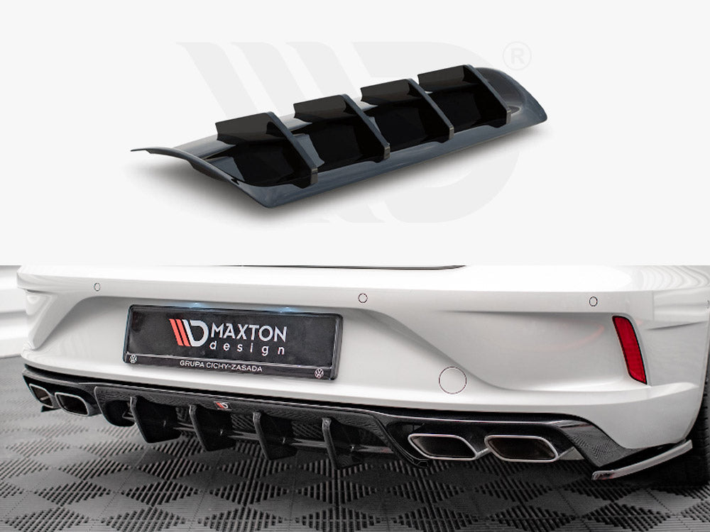 Maxton Design VW-AR-1F-R-RS1T Rear Valance VW Arteon R (2020-) | ML Performance UK Car Parts