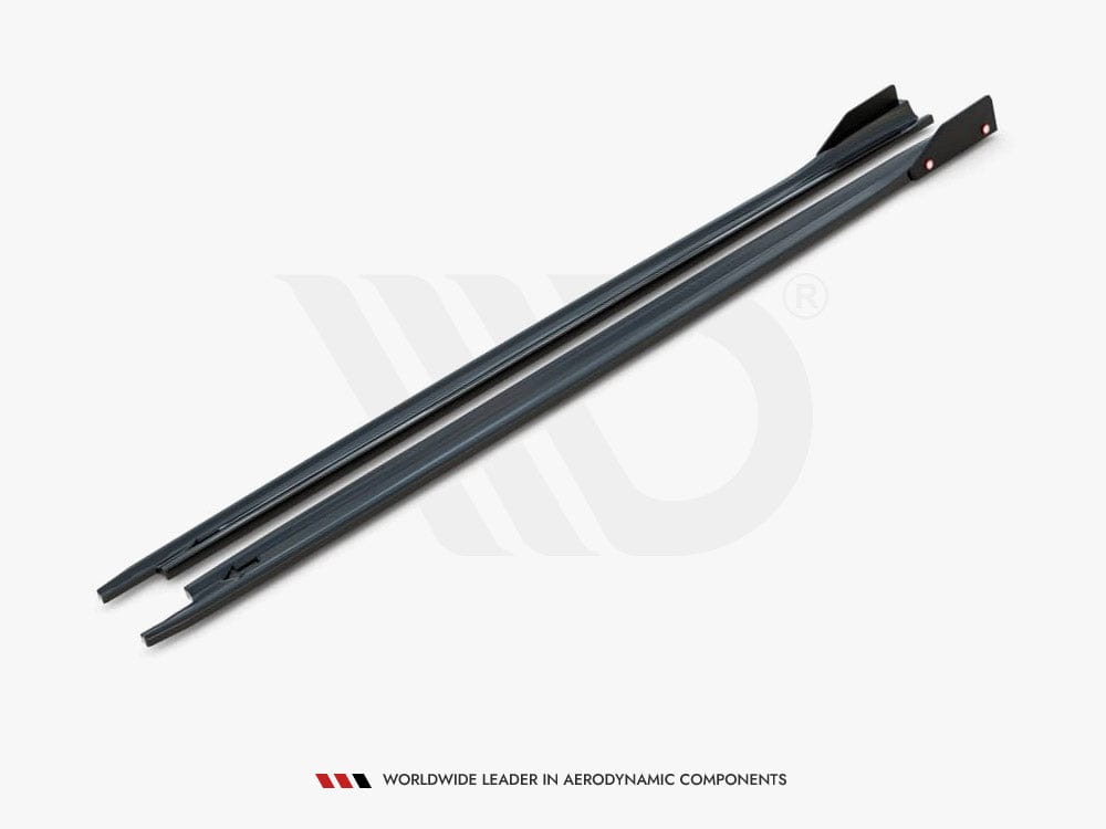 Maxton Design Skoda Octavia Rs MK4 Side Skirts Diffusers V.2 + Flaps