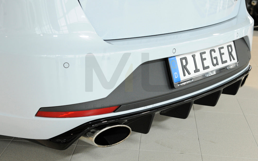 Rieger 00088130 SEAT 5F Leon Cupra Rear Diffuser 3 | ML Performance EU Car Parts