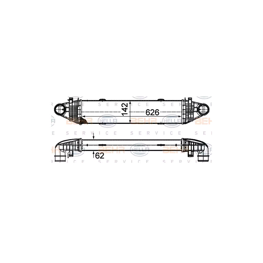 Hella 8ML 376 777-114 Intercooler