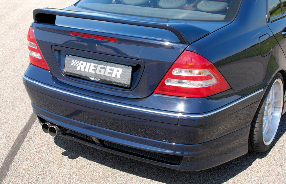 Rieger 00025107 Mercedes-Benz W203 C-Class Rear Diffuser 4 | ML Performance EU Car Parts