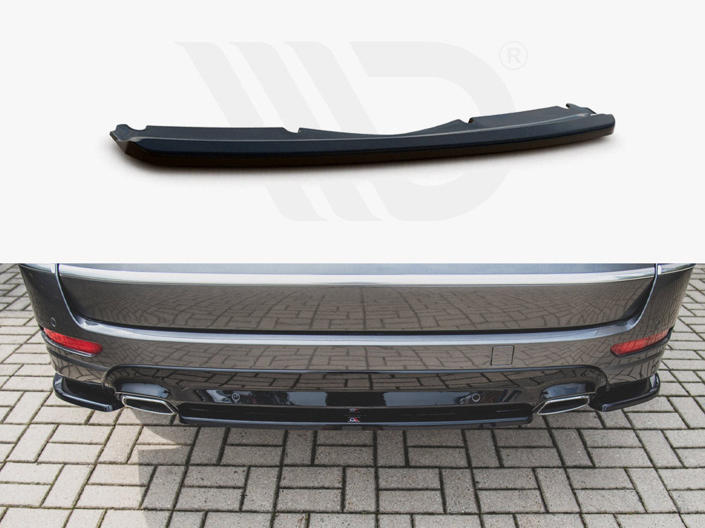 Maxton Design FO-SMAX-2F-VG-RD1T Central Rear Splitter Ford S-Max Vignale MK2 Facelift | ML Performance UK Car Parts