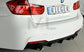 Rieger 00088122 BMW 3 Series F30 F31 Rear Diffuser 7 | ML Performance EU Car Parts