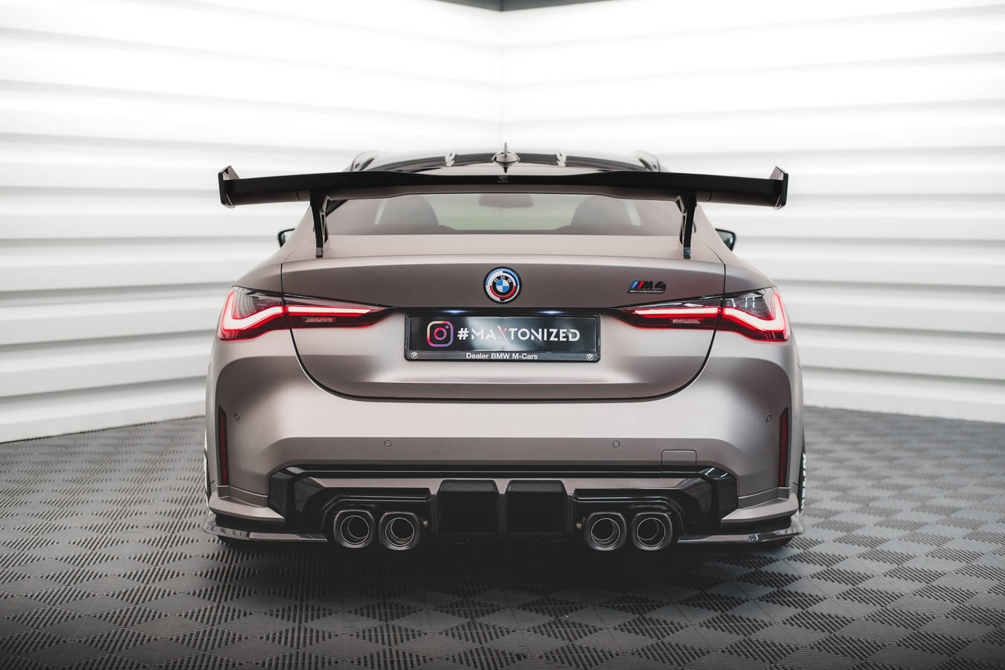 MAXTON DESIGN CF-BM-4-G82-M-H2-245-P CARBON FIBER SPOILER WING BMW M4 G82 | ML Performance