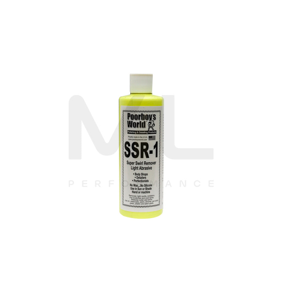 Poorboys Super Swirl Remover Ssr 1.0 473Ml