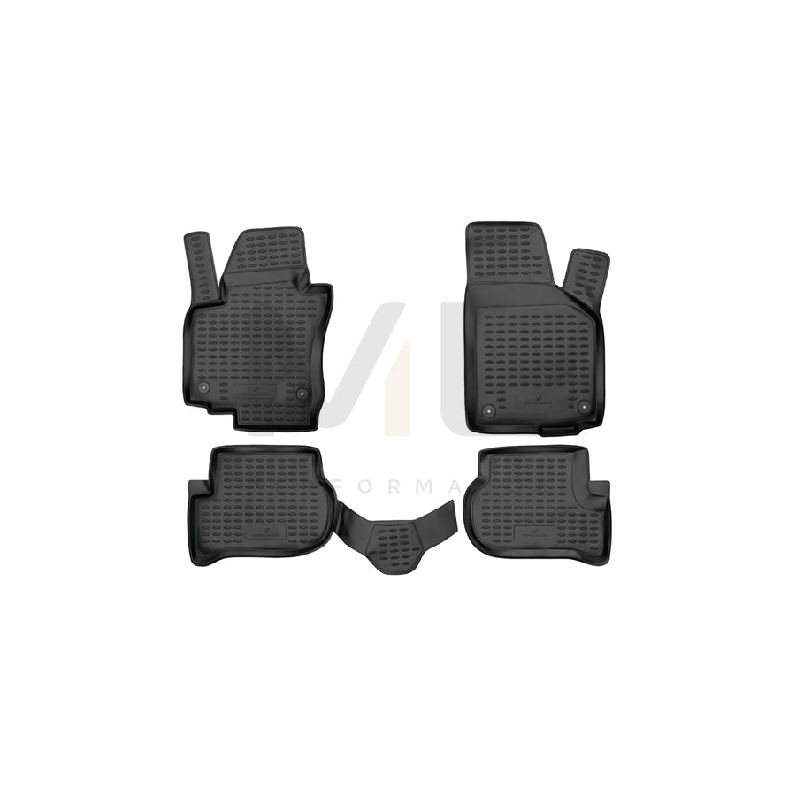 WALSER XTR 75073 Floor mat set Front and Rear | ML Performance Car Parts