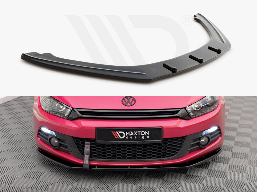 Maxton Design VW-SC-3-FD1T Front Splitter V.1 VW SciroCCo MK3 | ML Performance UK Car Parts