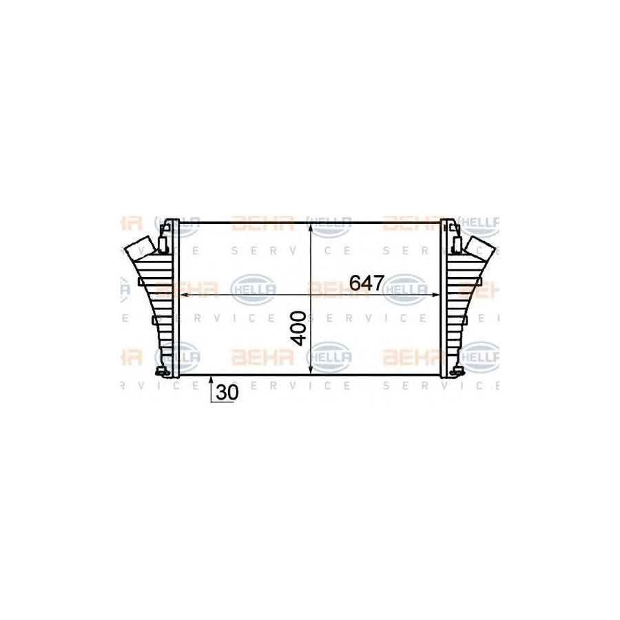 Hella 8ML 376 899-151 Intercooler