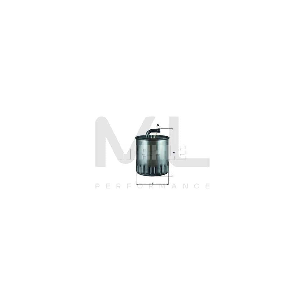 MAHLE ORIGINAL KL 179 Fuel filter In-Line Filter | ML Performance Car Parts