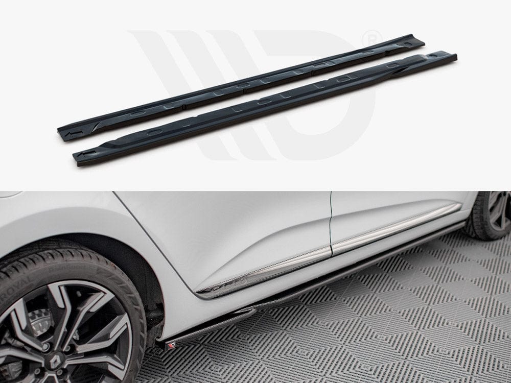 Maxton Design RE-CL-5-SD1T Side Skirts Diffusers Renault Clio MK5 (2019-) | ML Performance UK Car Parts