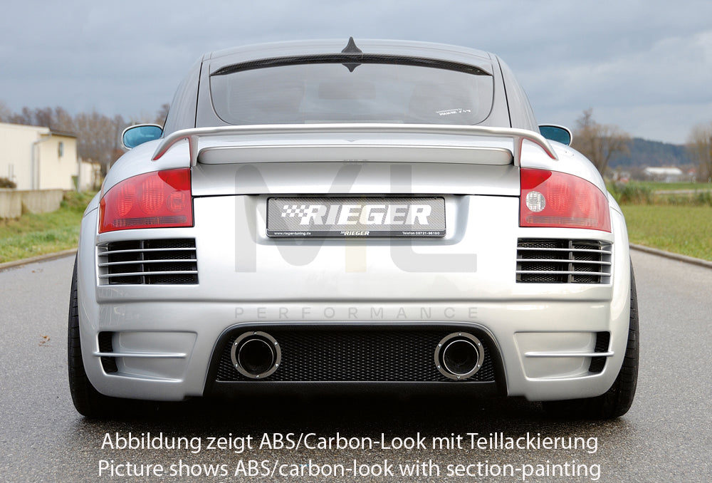 Rieger 00099037 Audi 8N TT Rear Diffuser 4 | ML Performance EU Car Parts