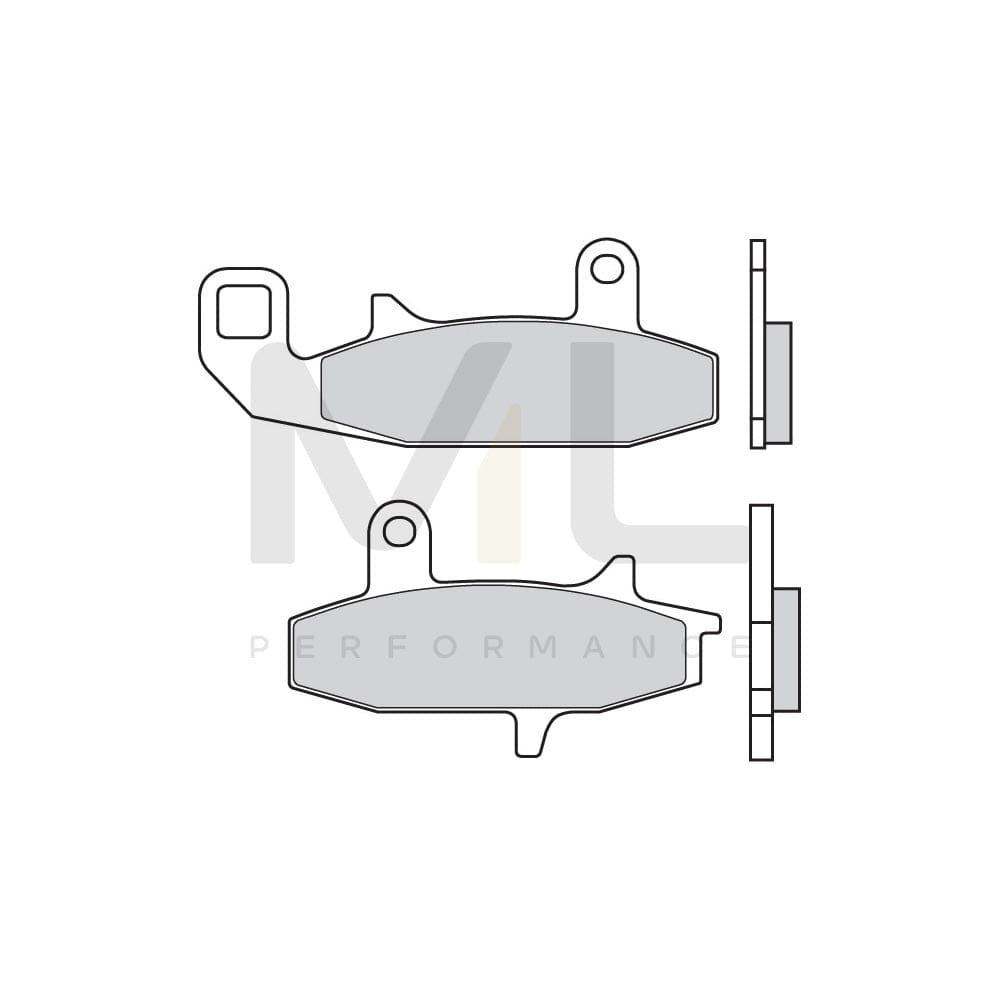 Brembo Road, Sinter 07Su15Sa Brake Pad Set Front And Rear | ML Performance Car Parts