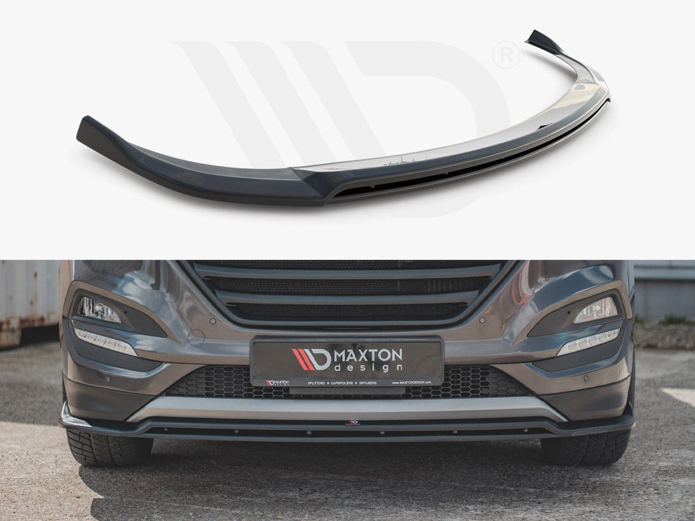 Maxton Design HY-TU-3-FD2T+FD2RT Front Splitter Hyundai Tucson MK3 Pre-faceliftfits | ML Performance UK Car Parts