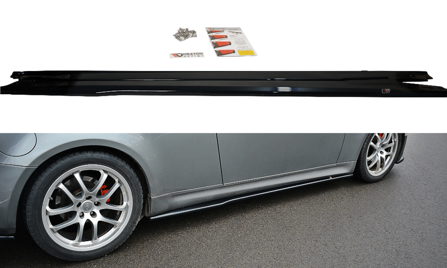 Maxton Design IN-G35-C-SD1T Side Skirts Diffusers Infiniti G35 Coupe | ML Performance UK Car Parts