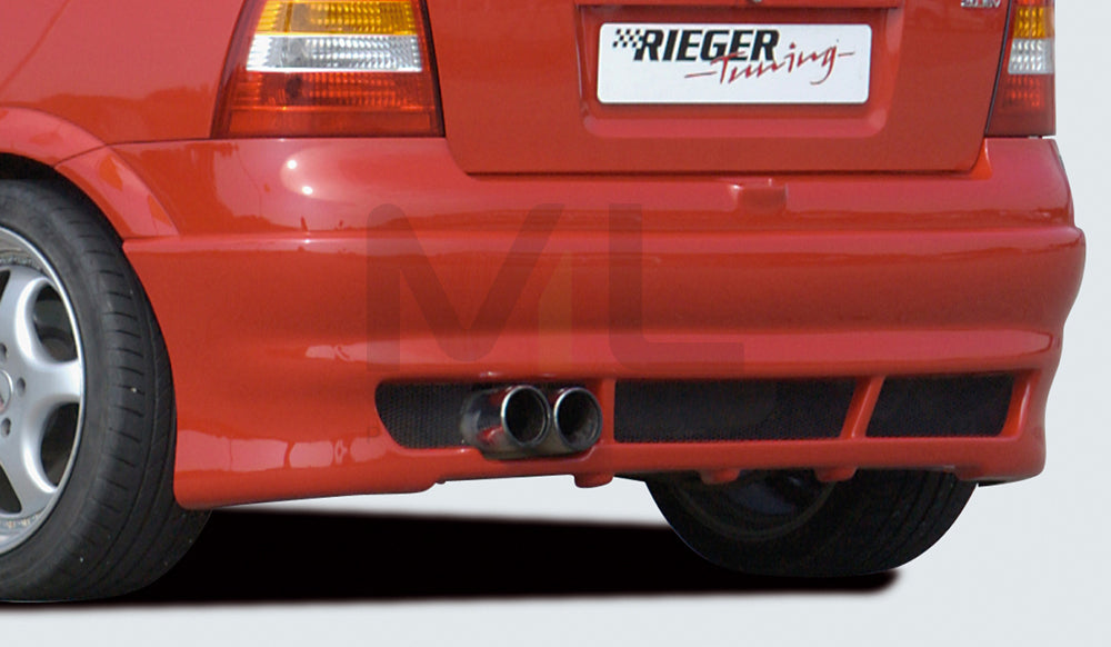 Rieger 00051109 Opel Astra G Rear Diffuser 1 | ML Performance EU Car Parts