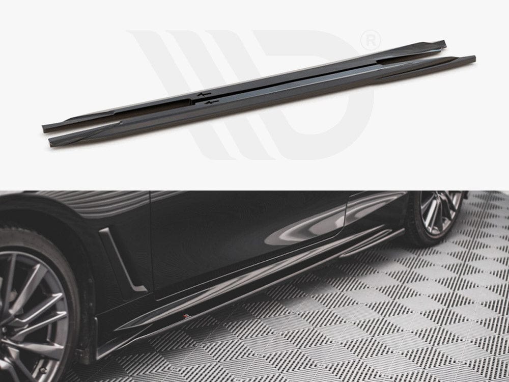 Maxton Design IN-Q60S-2-SD1T Side Skirts Diffusers Infiniti Q60 S MK2 (2017-) | ML Performance UK Car Parts