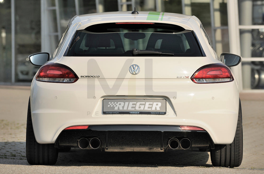 Rieger 00088085 VW 13 Mk3 Scirocco Rear Diffuser 4 | ML Performance EU Car Parts