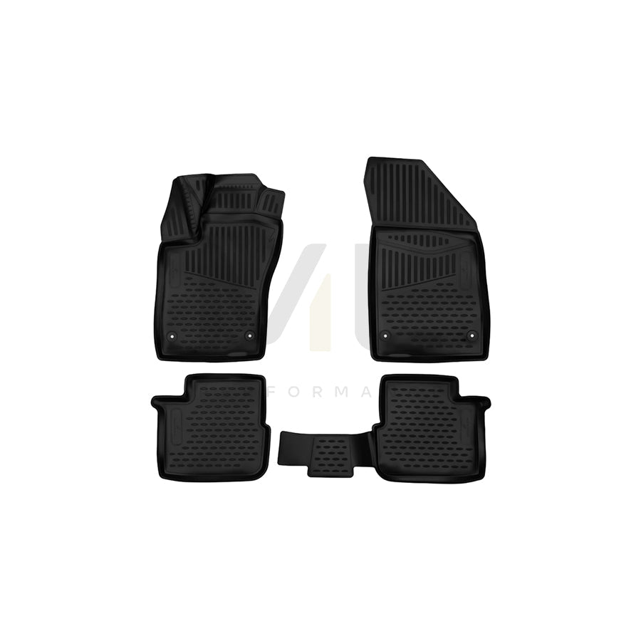 WALSER Tailored, XTR 75137 Floor mat set Elastomer, Front and Rear | ML Performance Car Parts